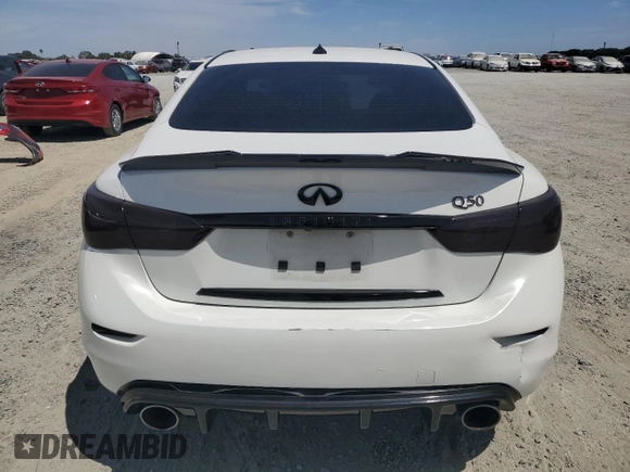 2016 Infiniti Q50 Premium with VIN JN1EV7AP0GM301403, listed as a Copart auction lot 63711085 with 106,226 mi miles and Clean title. Bid and sale history available at DreamBid. Image 6.