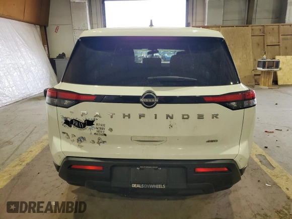 2024 Nissan Pathfinder S с VIN 5N1DR3AC5RC209520, выставлен на аукционе Copart как лот 54907295 с пробегом 28 334 миль миль и Списание • Salvage title. История ставок и продаж доступна на DreamBid. Изображение 6.