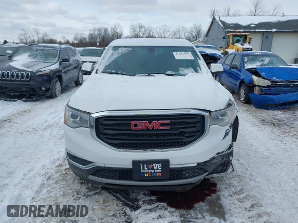2019 GMC Acadia SLE with VIN 1GKKNKLA4KZ232467, listed as a IAAI auction lot 41611939 with 65,218 mi miles. Bid and sale history available at carsss.com. Image 12.