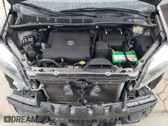 2016 Toyota Sienna SE with VIN 5TDXK3DCXGS738443, listed as a Copart auction lot 82042174 with 108,761 mi miles and Salvage title. Bid and sale history available at DreamBid. Image 12.