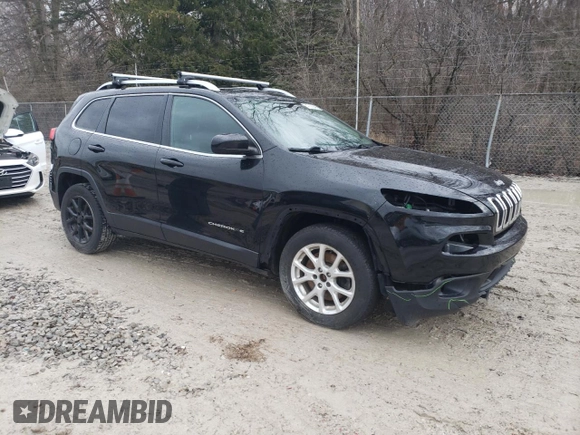 2014 Jeep Cherokee Latitude with VIN 1C4PJLCB4EW298891, listed as a Copart auction lot 47352405 with 125,648 mi miles and Salvage Title. Bid and sale history available at carsss.com. Image 4.