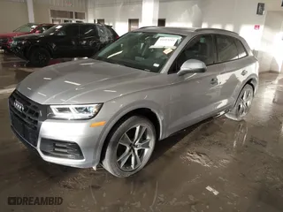 2019 Audi Q5 Premium Plus with VIN WA1BNAFY8K2034380, listed as a IAAI auction lot 41697243 with 80,377 mi miles. Bid and sale history available at carsss.com. Image 2.