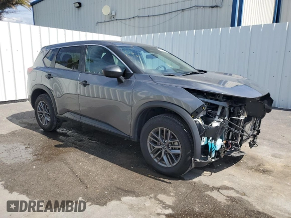 2023 Nissan Rogue S with VIN 5N1BT3AB9PC852241, listed as a Copart auction lot 64024615 with 45,063 mi miles and Clean title. Bid and sale history available at DreamBid. Image 4.