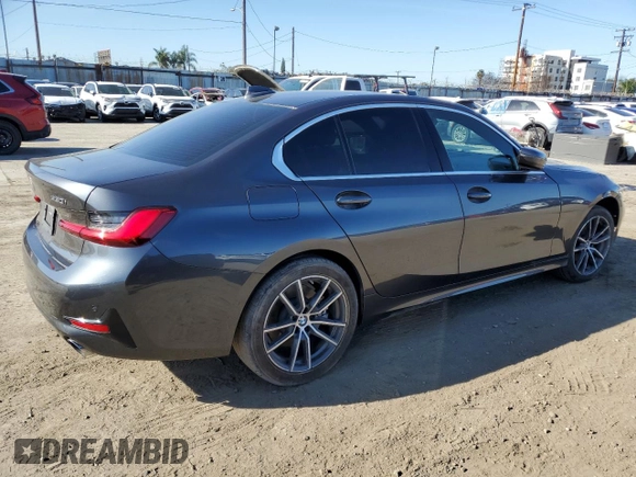 2021 BMW 3 Series 330i with VIN 3MW5R1J02M8B49793, listed as a Copart auction lot 49740925 with 42,281 mi miles and Salvage Title. Bid and sale history available at carsss.com. Image 3.