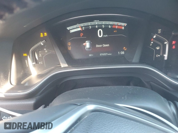 2018 Honda CR-V Touring with VIN 2HKRW1H94JH507406, listed as a Copart auction lot 86980214 with 76,527 mi miles and Salvage Title. Bid and sale history available at DreamBid. Image 9.