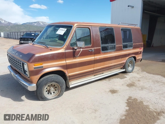 1982 Ford Econoline Cargo with VIN 1FDDE14G1CHB17412, listed as a IAAI auction lot 41938698 with 82,852 mi miles and . Bid and sale history available at DreamBid. Image 2.