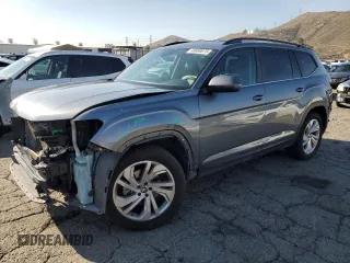 2021 Volkswagen Atlas SE z VIN 1V2HR2CA4MC580994, wystawiony jako Copart lot #45600075 z przebiegiem 80 287 mil mil oraz Szkoda całkowita • Salvage title. Historia ofert i sprzedaży dostępna na DreamBid. Obrazek 1.