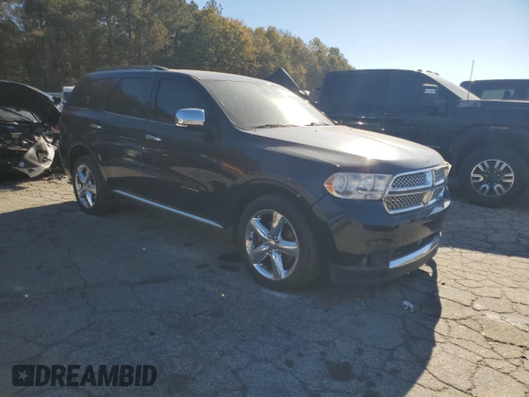 2013 Dodge Durango Citadel with VIN 1C4SDHETXDC661103, listed as a Copart auction lot 83579674 with 173,543 mi miles and Salvage Title. Bid and sale history available at carsss.com. Image 4.