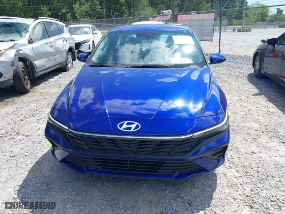 2024 Hyundai Elantra SEL with VIN KMHLM4DG8RU648736, listed as a IAAI auction lot 42030212 with 37,561 mi miles. Bid and sale history available at carsss.com. Image 12.
