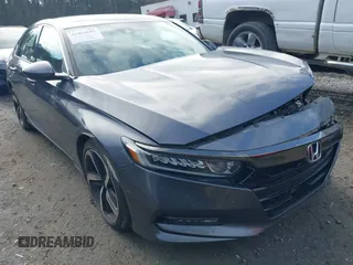 2018 Honda Accord Sedan Sport 1.5T with VIN 1HGCV1F36JA115656, listed as a IAAI auction lot 41464642 with 113,618 mi miles. Bid and sale history available at carsss.com. Image 1.