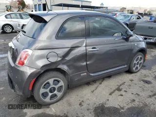 2014 FIAT 500e with VIN 3C3CFFGE7ET294754, listed as a Copart auction lot 84919984 with 108,622 mi miles and Salvage Title. Bid and sale history available at carsss.com. Image 3.