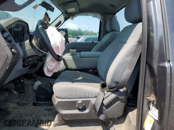 2015 Ford F-250 XLT with VIN 1FTBF2B65FEC75010, listed as a Copart auction lot 63868314 with 73,742 mi miles and Salvage title. Bid and sale history available at DreamBid. Image 7.