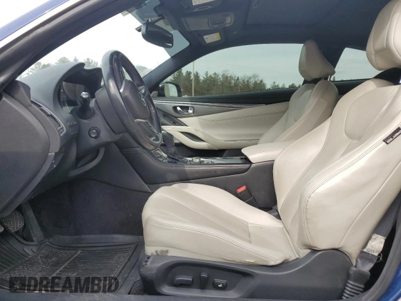 2017 Infiniti Q60 Sport with VIN JN1EV7EL2HM553050, listed as a Copart auction lot 52881355 with 89,931 mi miles and Salvage Title. Bid and sale history available at DreamBid. Image 7.