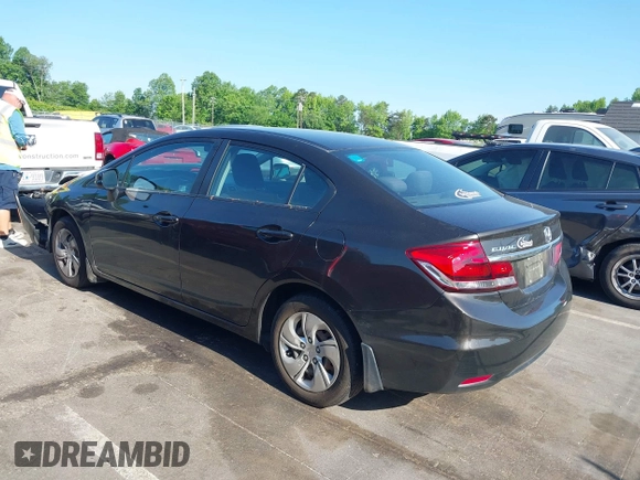 2013 Honda Civic LX z VIN 2HGFB2F5XDH537125, wystawiony jako IAAI lot #42149823 z przebiegiem 166 321 mil mil oraz . Historia ofert i sprzedaży dostępna na DreamBid. Obrazek 3.