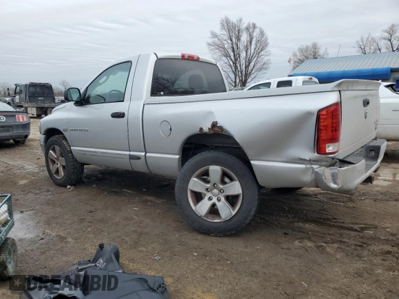 2005 Dodge 1500 SLT with VIN 1D7HU16D65J607535, listed as a Copart auction lot 45557295 with 155,686 mi miles and Salvage Title. Bid and sale history available at DreamBid. Image 2.