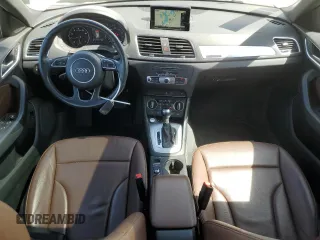 2018 Audi Q3 Premium with VIN WA1ECCFS7JR019255, listed as a Copart auction lot 54581155 with 76,923 mi miles and Salvage title. Bid and sale history available at DreamBid. Image 8.
