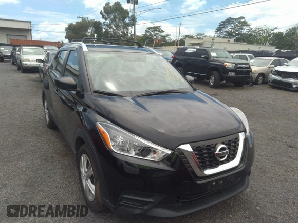 2019 Nissan Kicks SV with VIN 3N1CP5CU2KL505177, listed as a IAAI auction lot 39152489 with 36,130 mi miles. Bid and sale history available at carsss.com. Image 1.