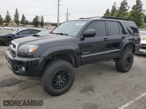 2007 Toyota 4Runner SR5 with VIN JTEZU14R370095895, listed as a Copart auction lot 55303505 with 256,614 mi miles and Clean Title. Bid and sale history available at carsss.com. Image 1.