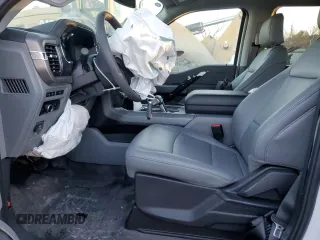 2024 Ford F-150 with VIN 1FT6W1B73RWG08257, listed as a Copart auction lot 89097355 with 516 mi miles and Salvage title. Bid and sale history available at DreamBid. Image 7.