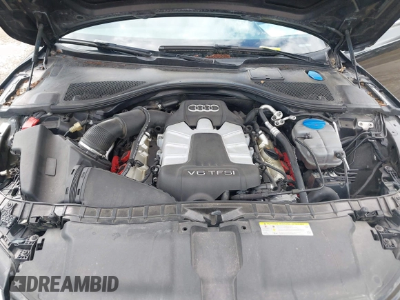 2012 Audi A7 Prestige with VIN WAU2GAFCXCN140900, listed as a IAAI auction lot 41899216 with 112,357 mi miles and . Bid and sale history available at DreamBid. Image 10.