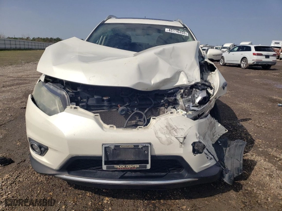 2015 Nissan Rogue SL with VIN 5N1AT2MV2FC901578, listed as a Copart auction lot 45116455 with 0 mi miles and Salvage Title. Bid and sale history available at carsss.com. Image 5.