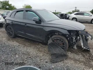 2025 Audi SQ5 Premium Plus with VIN WA1B4AFYXS2032116, listed as a Copart auction lot 60176795 with Not provided miles and Salvage title. Bid and sale history available at DreamBid. Image 4.