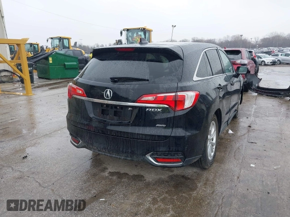 2016 Acura RDX with VIN 5J8TB4H31GL016117, listed as a IAAI auction lot 41747892 with 122,296 mi miles. Bid and sale history available at carsss.com. Image 4.