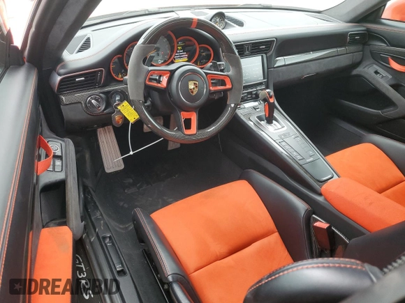 2016 Porsche 911 GT3 RS with VIN WP0AF2A92GS193245, listed as a Copart auction lot 44306855 with 19,949 mi miles and Salvage Title. Bid and sale history available at carsss.com. Image 8.