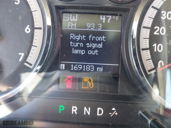 2009 Dodge Ram 1500 TRX with VIN 1D3HB13P89S769799, listed as a IAAI auction lot 41422065 with 169,183 mi miles. Bid and sale history available at carsss.com. Image 15.