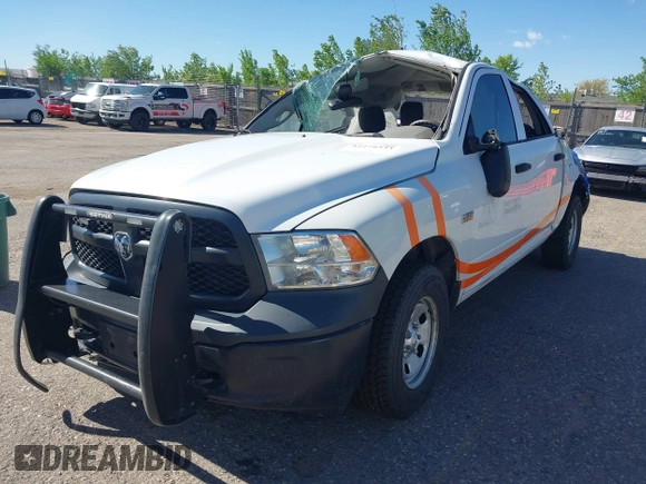2018 Ram 1500 Tradesman with VIN 1C6RR7KTXJS288474, listed as a IAAI auction lot 42278444 with 159,689 mi miles and . Bid and sale history available at DreamBid. Image 2.