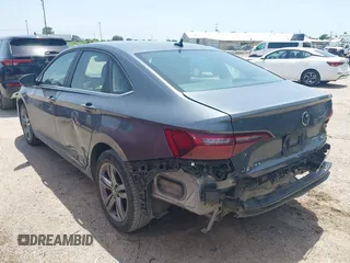 2024 Volkswagen Jetta SE with VIN 3VWEM7BU9RM047828, listed as a IAAI auction lot 42760196 with 21,311 mi miles and . Bid and sale history available at DreamBid. Image 3.