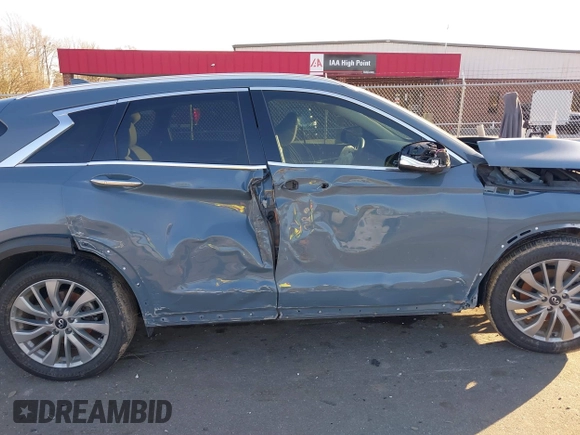 2023 Infiniti QX50 Luxe with VIN 3PCAJ5BA9PF109749, listed as a IAAI auction lot 41480886 with 31,157 mi miles and . Bid and sale history available at DreamBid. Image 13.