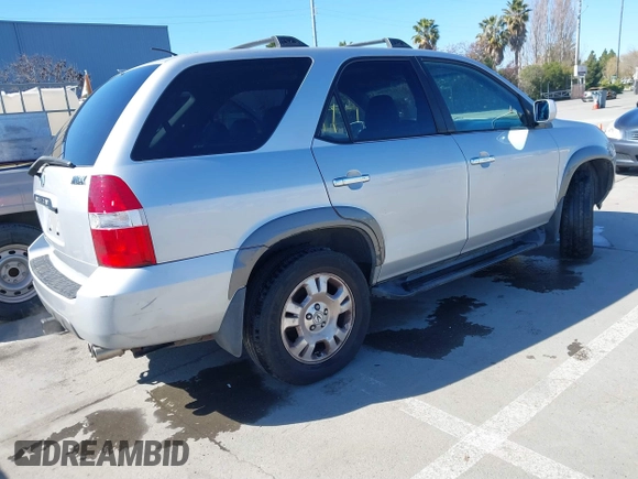 2001 Acura MDX with VIN 2HNYD18211H506012, listed as a IAAI auction lot 41570706 with 142,839 mi miles. Bid and sale history available at carsss.com. Image 4.