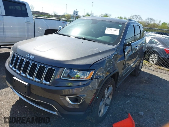 2016 Jeep Grand Cherokee Limited 75th Anniversary with VIN 1C4RJFBG0GC359648, listed as a IAAI auction lot 41984015 with 126,159 mi miles and . Bid and sale history available at DreamBid. Image 2.