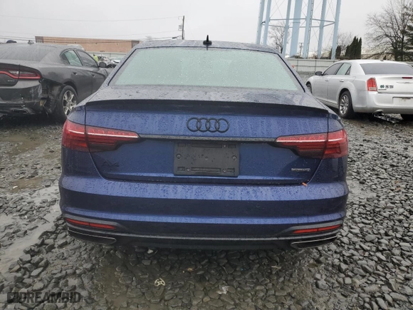 2023 Audi A4 Sedan S line Prestige with VIN WAUFAAF49PA026251, listed as a Copart auction lot 84430194 with 0 mi miles and Salvage Title. Bid and sale history available at carsss.com. Image 6.