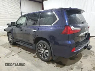 2019 Lexus LX with VIN JTJHY7AX2K4287317, listed as a Copart auction lot 75599273 with 72,681 mi miles. Bid and sale history available at carsss.com. Image 2.