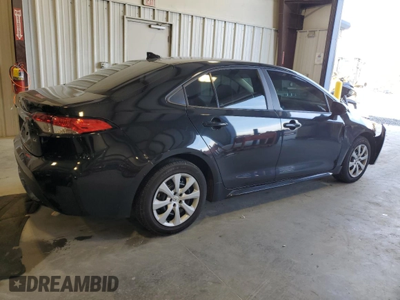 2022 Toyota Corolla LE with VIN 5YFEPMAE0NP391988, listed as a Copart auction lot 45218375 with 56,452 mi miles and Salvage Title. Bid and sale history available at DreamBid. Image 3.