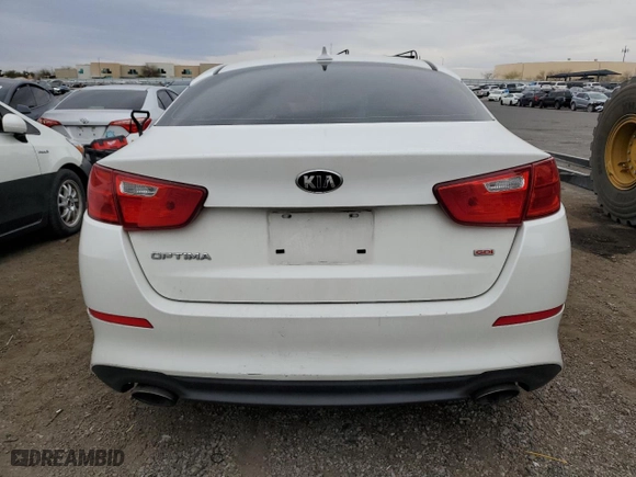 2015 Kia Optima LX with VIN KNAGM4A77F5644514, listed as a Copart auction lot 51064405 with 154,053 mi miles and Salvage Title. Bid and sale history available at carsss.com. Image 6.