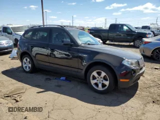 2008 BMW X3 3.0si with VIN WBXPC93488WJ09763, listed as a Copart auction lot 53031235 with 102,451 mi miles and Clean Title. Bid and sale history available at carsss.com. Image 4.