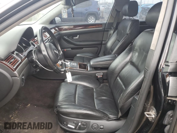2005 Audi A8 L with VIN WAUML44E65N016605, listed as a Copart auction lot 86596774 with 161,385 mi miles and Clean Title. Bid and sale history available at carsss.com. Image 7.