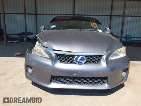 2012 Lexus CT CT 200h with VIN JTHKD5BH1C2089291, listed as a IAAI auction lot 41764841 with 110,328 mi miles and . Bid and sale history available at carsss.com. Image 12.