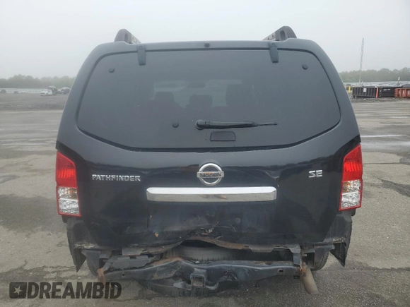 2010 Nissan Pathfinder SE with VIN 5N1AR1NB2AC614263, listed as a Copart auction lot 60896495 with 160,252 mi miles and Salvage title. Bid and sale history available at DreamBid. Image 6.