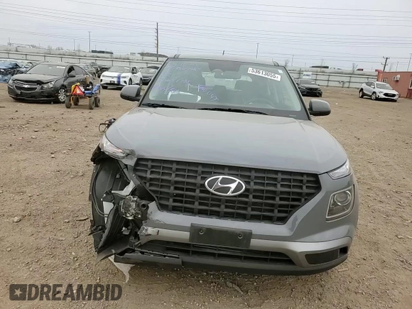 2023 Hyundai Venue SE with VIN KMHRB8A30PU213425, listed as a Copart auction lot 53613055 with 25,358 mi miles and Salvage title. Bid and sale history available at DreamBid. Image 11.