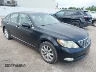 2008 Lexus LS 460 with VIN JTHBL46FX85054924, listed as a IAAI auction lot 42161278 with 1 mi miles. Bid and sale history available at carsss.com. Image 1.