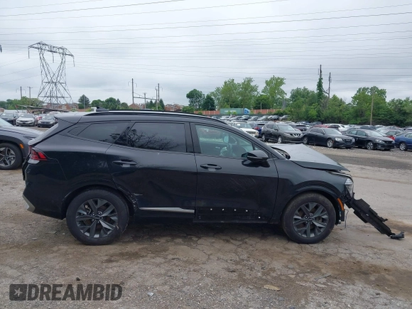 2023 Kia Sportage SX-Prestige with VIN KNDPXCAG3P7077955, listed as a IAAI auction lot 42456463 with 24,699 mi miles and . Bid and sale history available at DreamBid. Image 12.