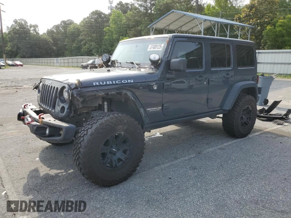 2017 Jeep Wrangler Unlimited Rubicon с VIN 1C4HJWFG8HL646923, выставлен на аукционе Copart как лот 57409125 с пробегом 79 835 миль миль и Списание • Salvage title. История ставок и продаж доступна на DreamBid. Изображение 1.