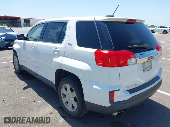 2016 GMC Terrain SLE with VIN 2GKALMEKXG6138938, listed as a IAAI auction lot 42169737 with 121,061 mi miles and . Bid and sale history available at carsss.com. Image 3.