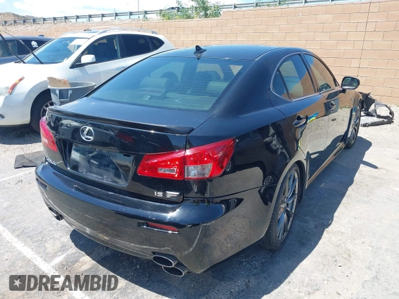 2008 Lexus IS F with VIN JTHBP262885003671, listed as a IAAI auction lot 42121545 with Not provided miles and . Bid and sale history available at DreamBid. Image 4.