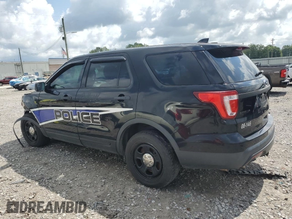 2017 Ford Police Interceptor Utility z VIN 1FM5K8AR5HGA17161, wystawiony jako Copart lot #60197085 z przebiegiem Nie podano mil oraz Szkoda całkowita • Salvage title. Historia ofert i sprzedaży dostępna na DreamBid. Obrazek 2.