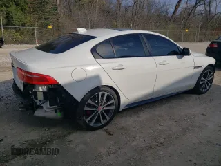 2018 Jaguar XE with VIN SAJAM4FV3JCP17674, listed as a Copart auction lot 74928583 with 48,105 mi miles and . Bid and sale history available at DreamBid. Image 3.